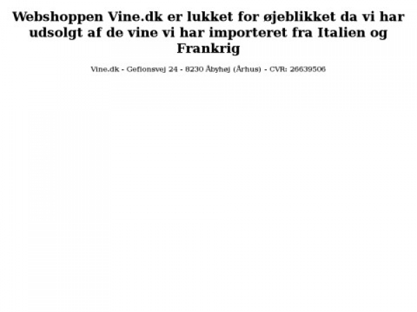 vine.dk
