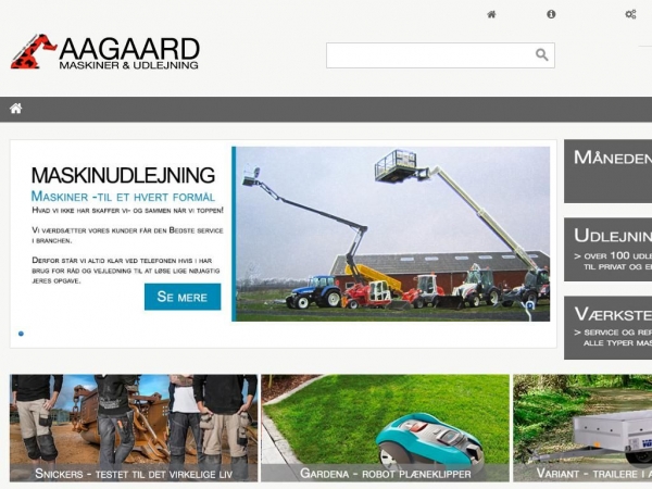 aagaard-maskinudlejning.dk