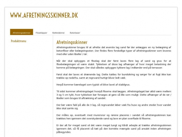 afretningsskinner.dk