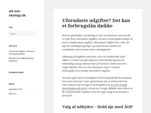 alt-om-okologi.dk