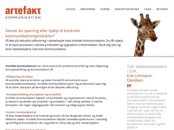 artefaktkommunikation.dk