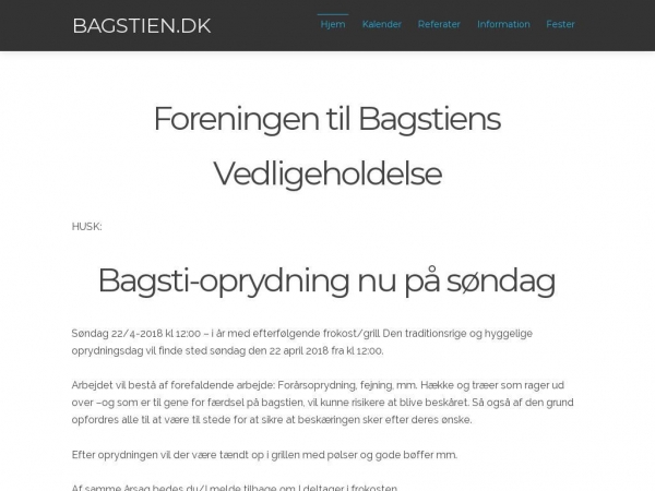 bagstien.dk