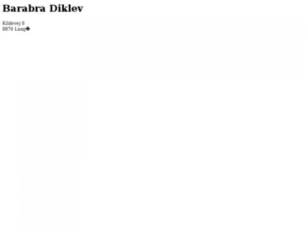 barbaradiklev.dk