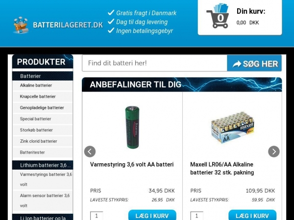 batterilageret.dk