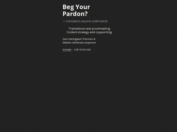 begyourpardon.dk