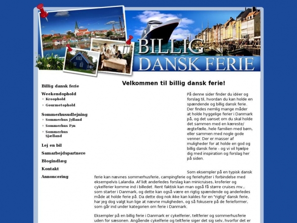 billigdanskferie.dk