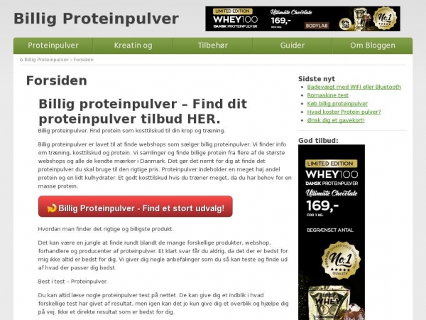 billigproteinpulver.dk