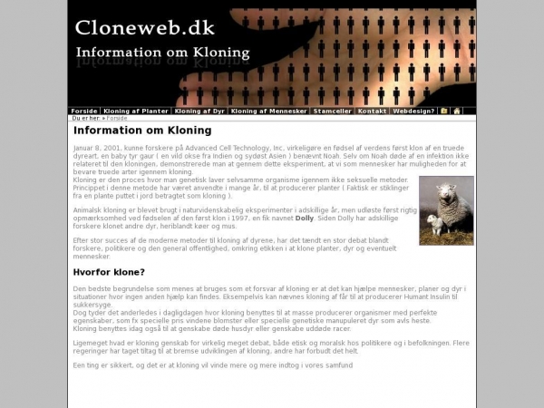 cloneweb.dk