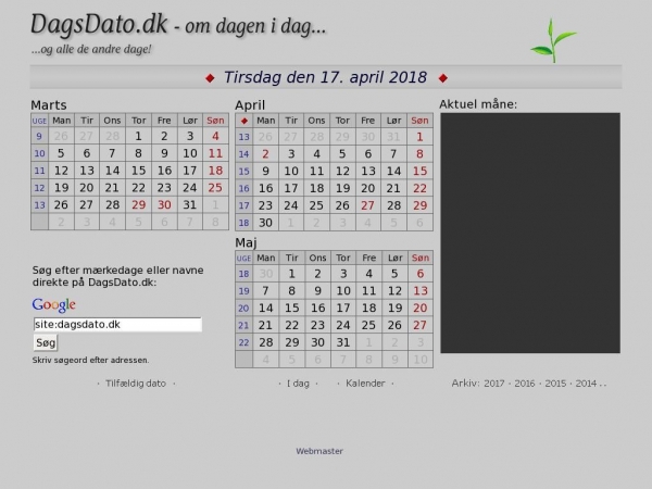 dagsdato.dk