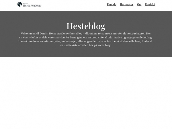 danishhorseacademy.dk