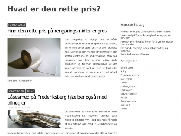 denrettepris.dk