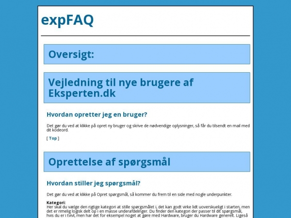 expfaq.dk