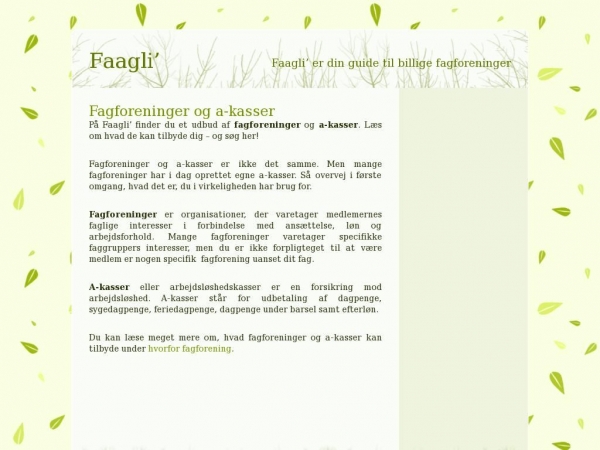 faagli.dk