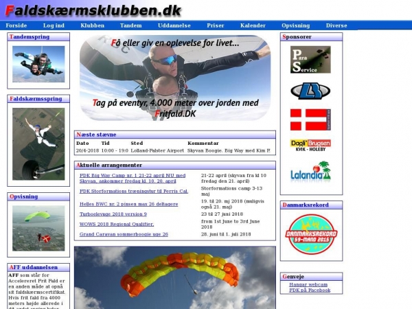 faldskaermsklubben.dk
