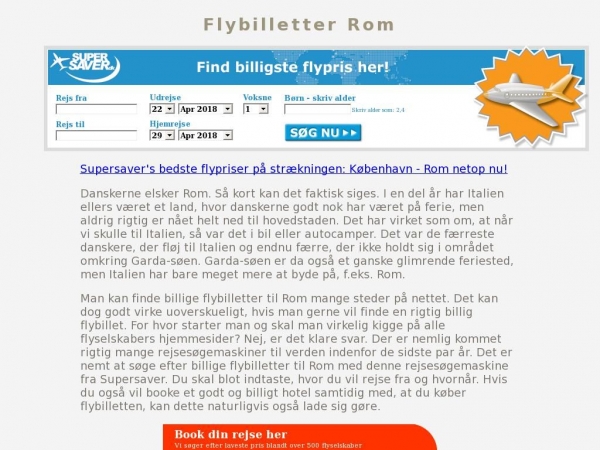 flybilletter-rom.dk
