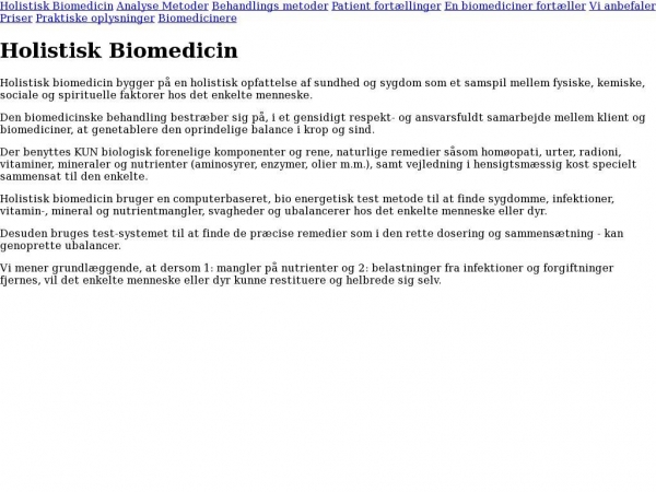 holistiskbiomedicin.dk