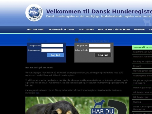 hunderegister.dk