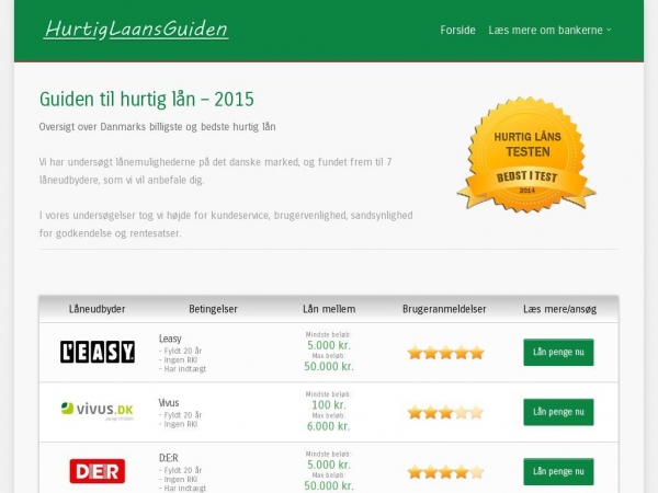 hurtiglaansguiden.dk