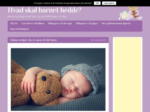 hvadskalbarnethedde.dk