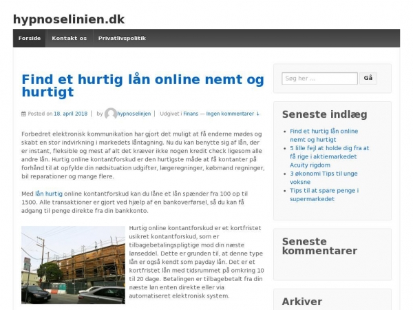 hypnoselinien.dk