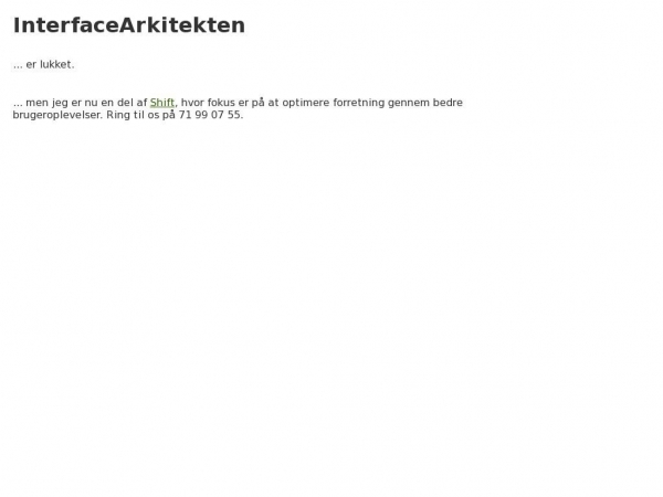 interfacearkitekten.dk