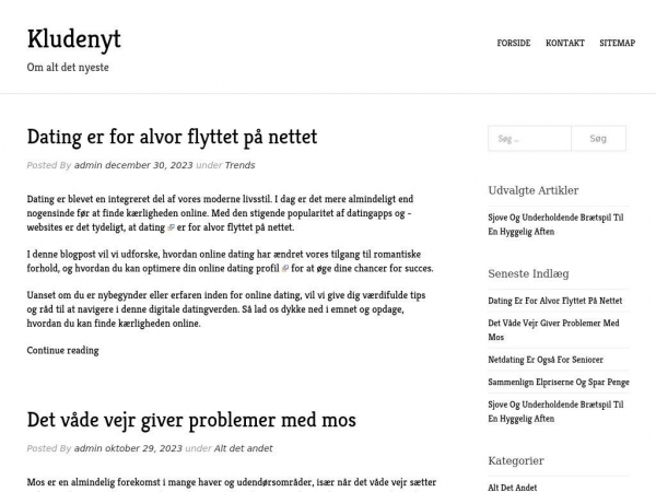 kludenyt.dk
