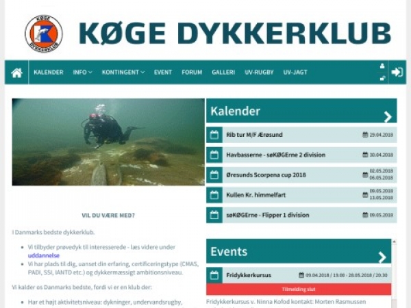 koegedykkerklub.dk