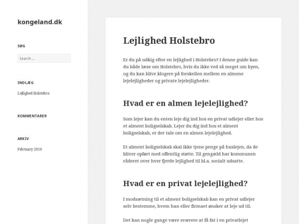 kongeland.dk