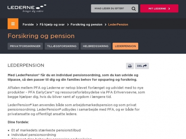 lederpension.dk