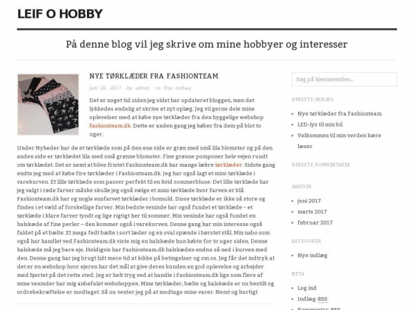 leif-o-hobby.dk