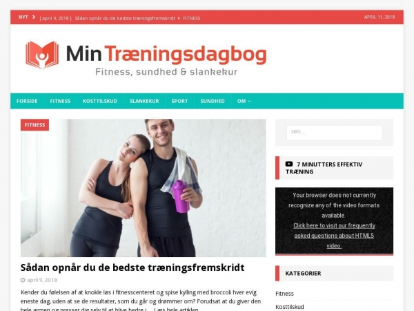 mintraeningsdagbog.dk