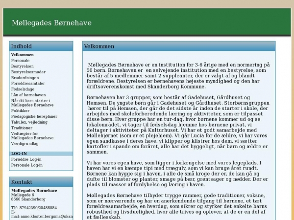 mollegadesbornehave.dk