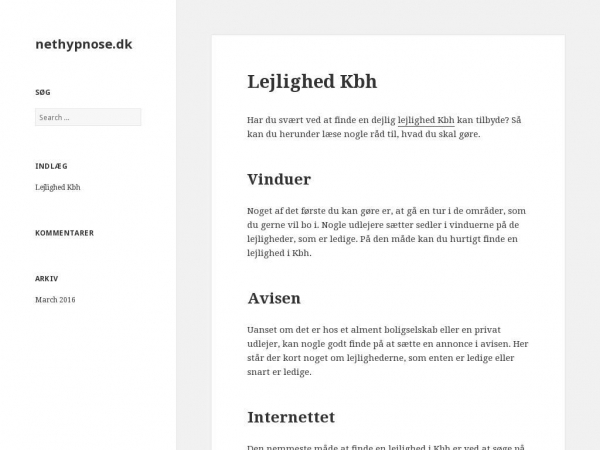nethypnose.dk