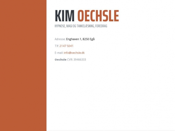 oechsle.dk