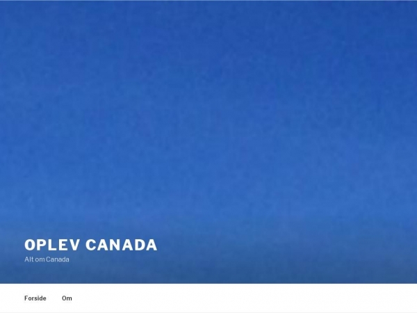 oplevcanada.dk