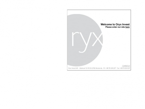 oryx.dk