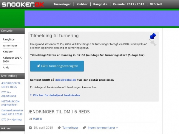 snooker.dk