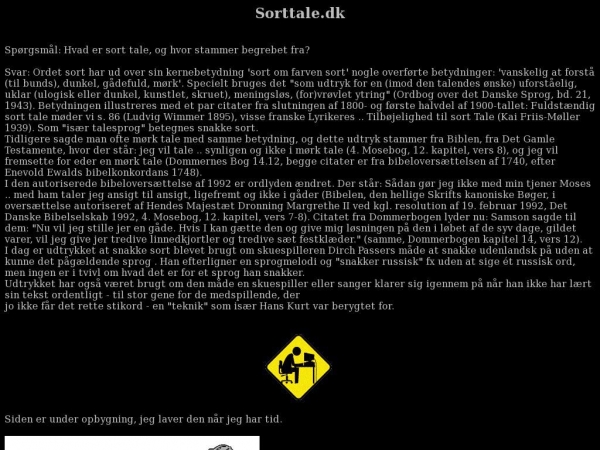sorttale.dk