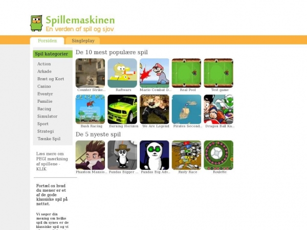 spillemaskinen.dk