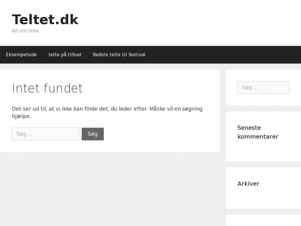 teltet.dk