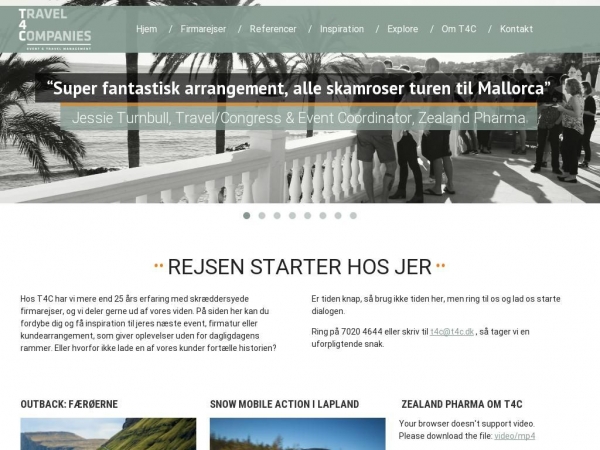 travel4companies.dk