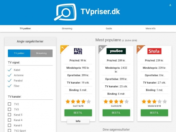 tvpriser.dk