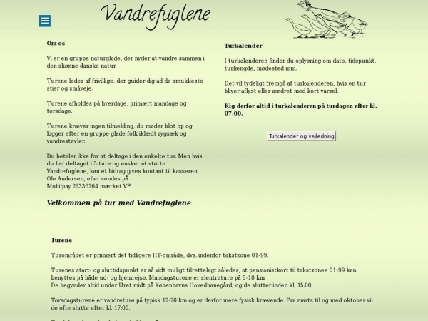 vandrefuglene.dk